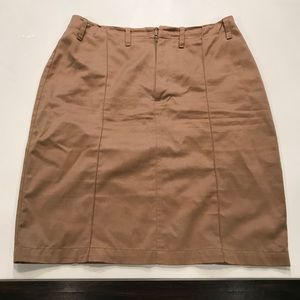 Banana Republic Khaki Skirt Size 10
